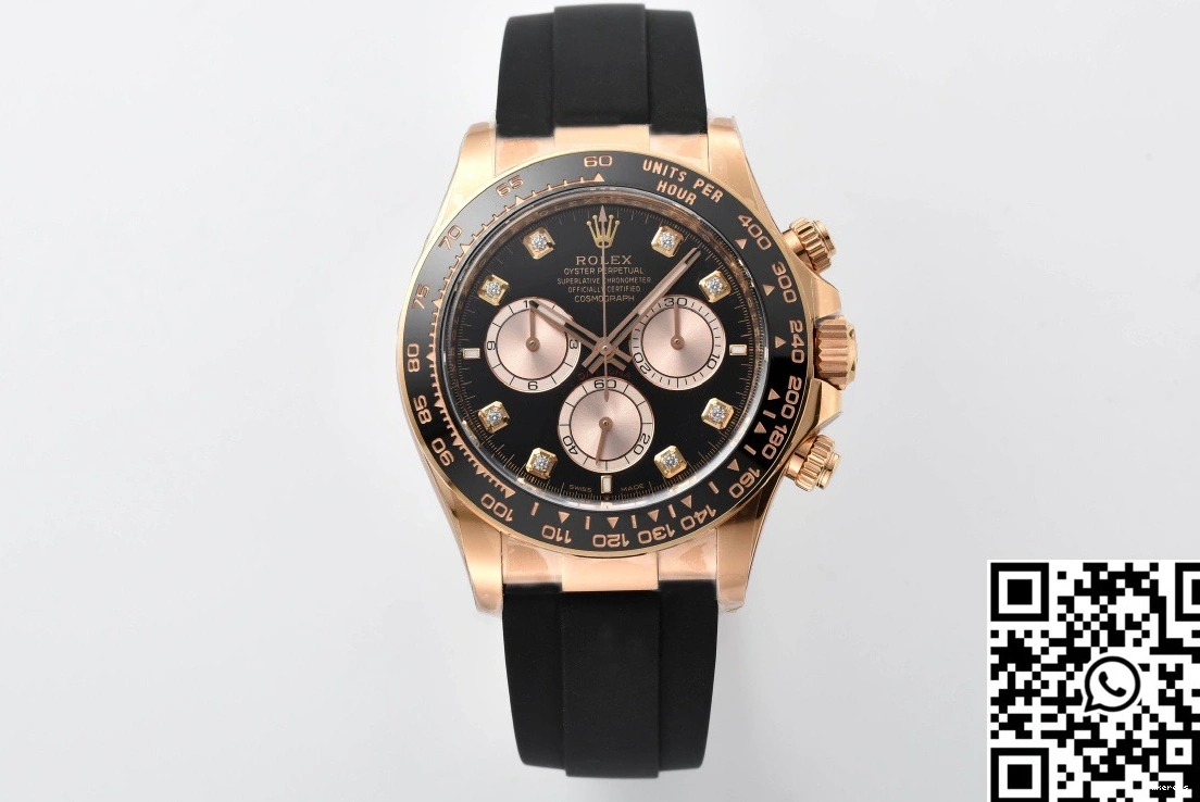 Clean M126515LN-0004 Factory Black Bezel Cosmograph Rolex Daytona 0205